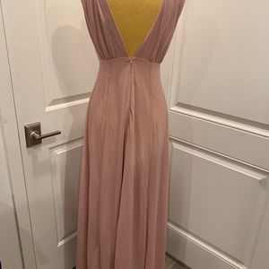 dee elly plunging maxi dress